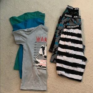 Boys Joe Boxer pajama bundle